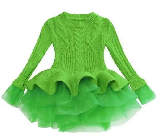 Kids Winter Knitted Chiffon - LuxusLinea