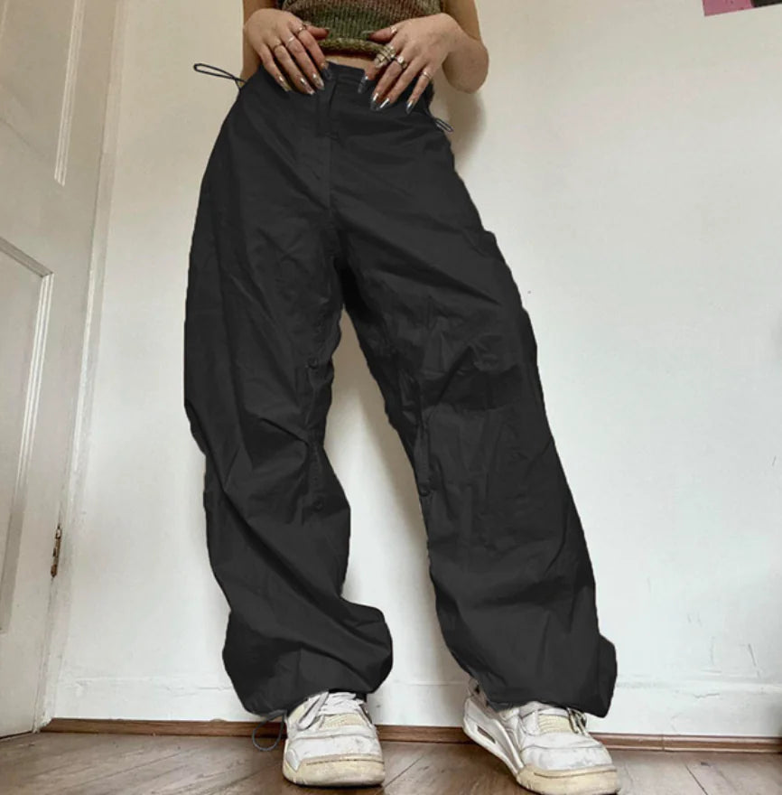 Baggy Parachute Pants - LuxusLinea