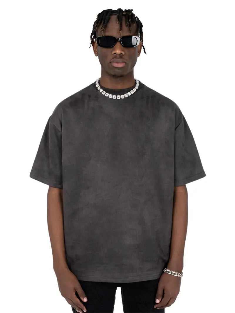 Suede T-shirt - LuxusLinea