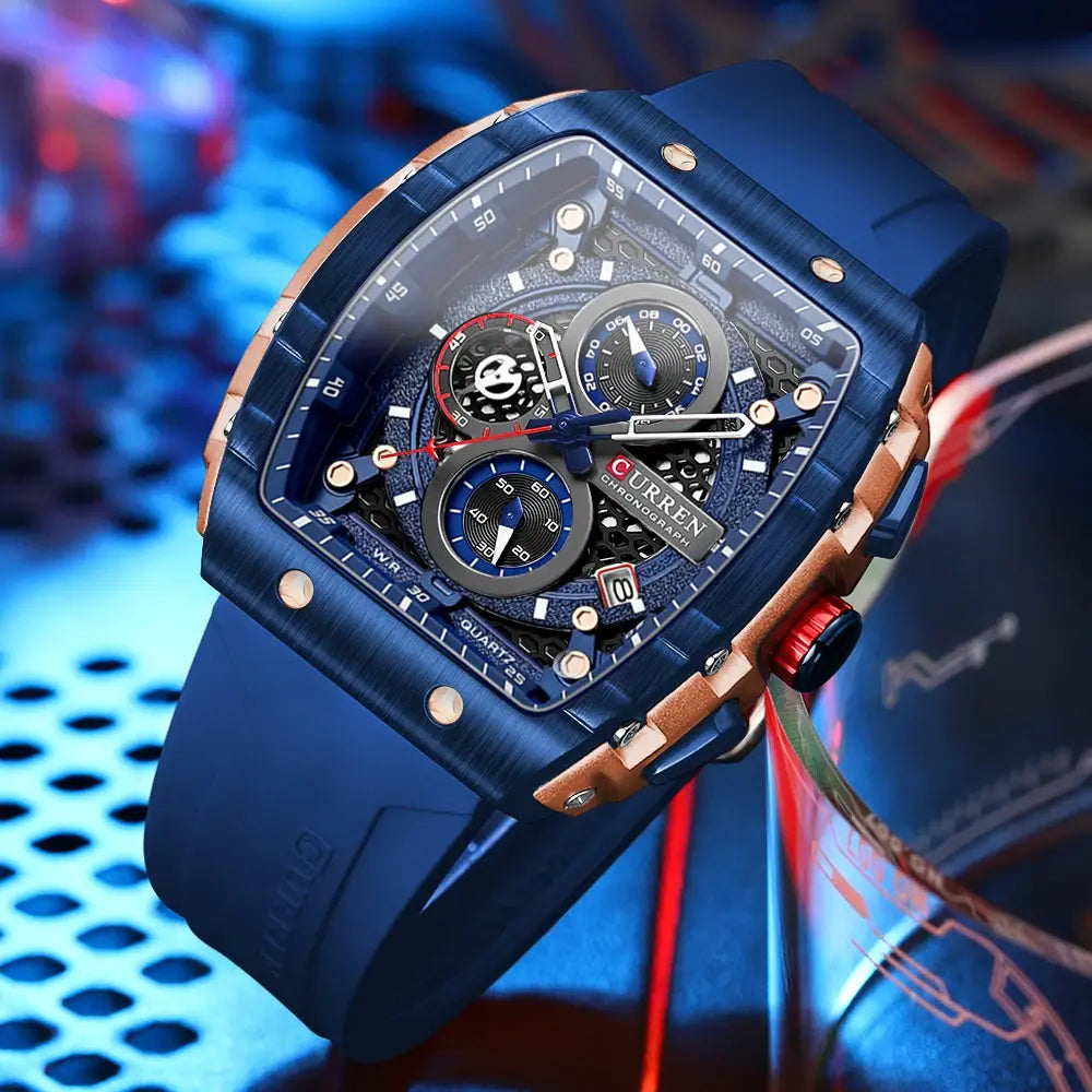 Above Brand Men's Luxury Square Quartz Watches - LuxusLinea