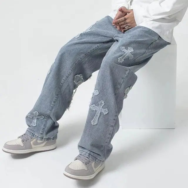 Low Rise Baggy Jeans - LuxusLinea