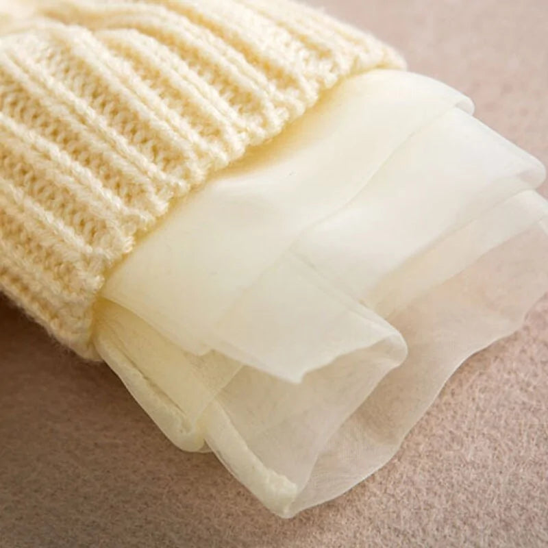 Kids Winter Knitted Chiffon - LuxusLinea