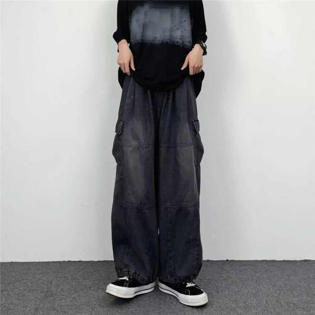 Baggy Cargo Jeans High Waisted - LuxusLinea
