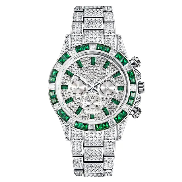 Diamond Calendar Watches - LuxusLinea