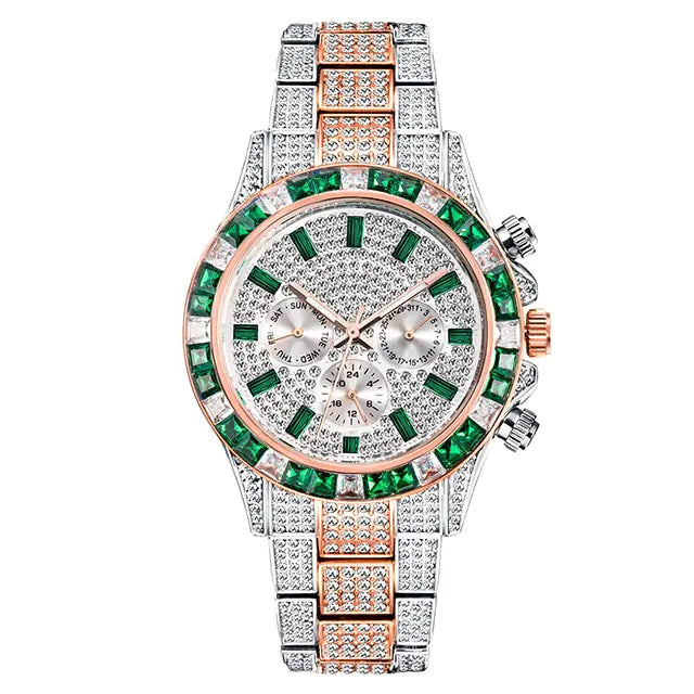 Diamond Calendar Watches - LuxusLinea
