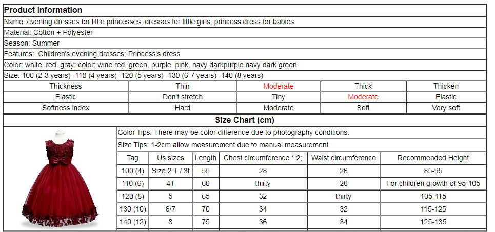 Fashionable Party Dress Kids - LuxusLinea