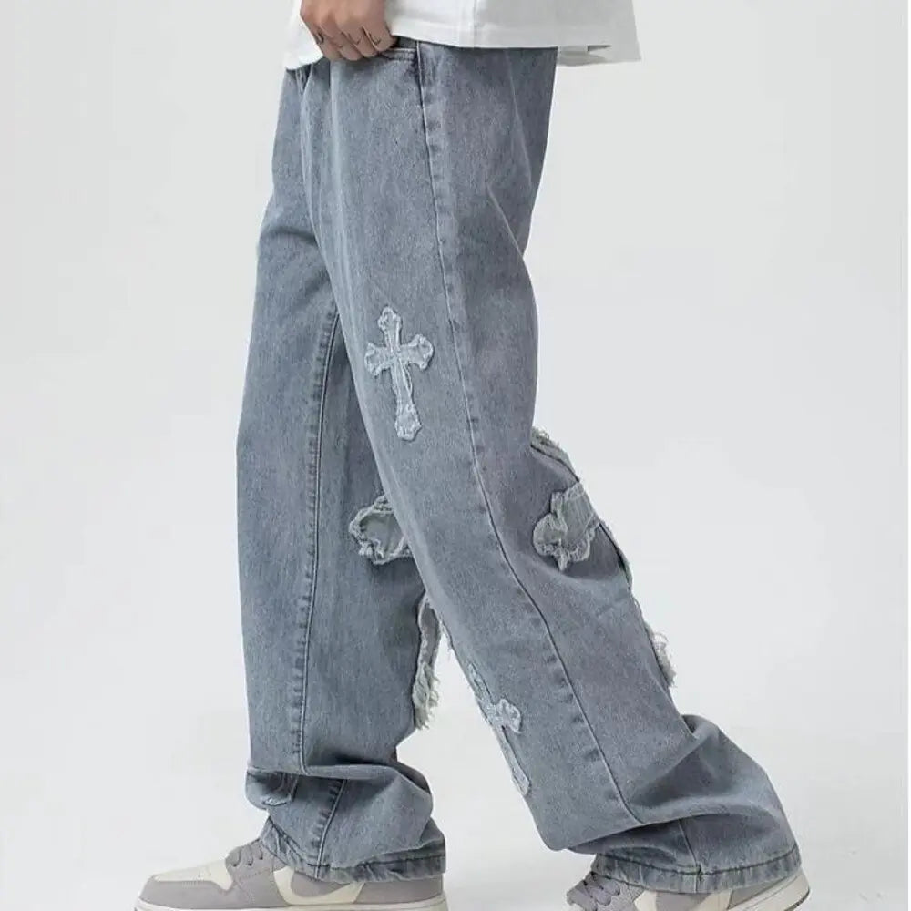 Low Rise Baggy Jeans - LuxusLinea