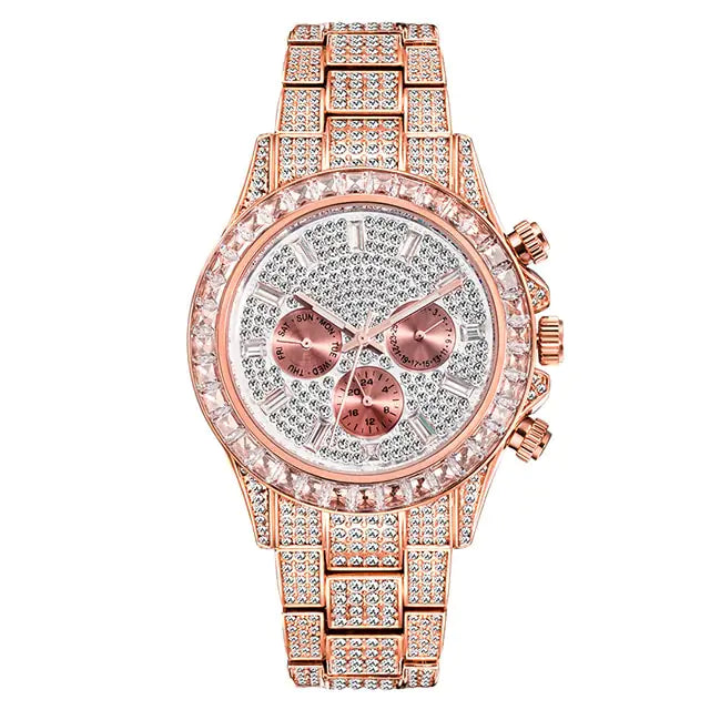 Diamond Calendar Watches - LuxusLinea
