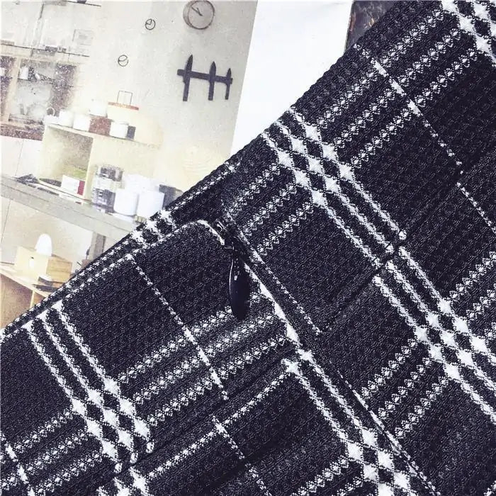 Plaid Wrap Skirt - LuxusLinea
