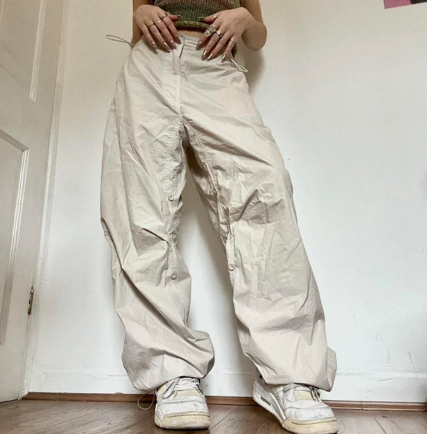 Baggy Parachute Pants - LuxusLinea