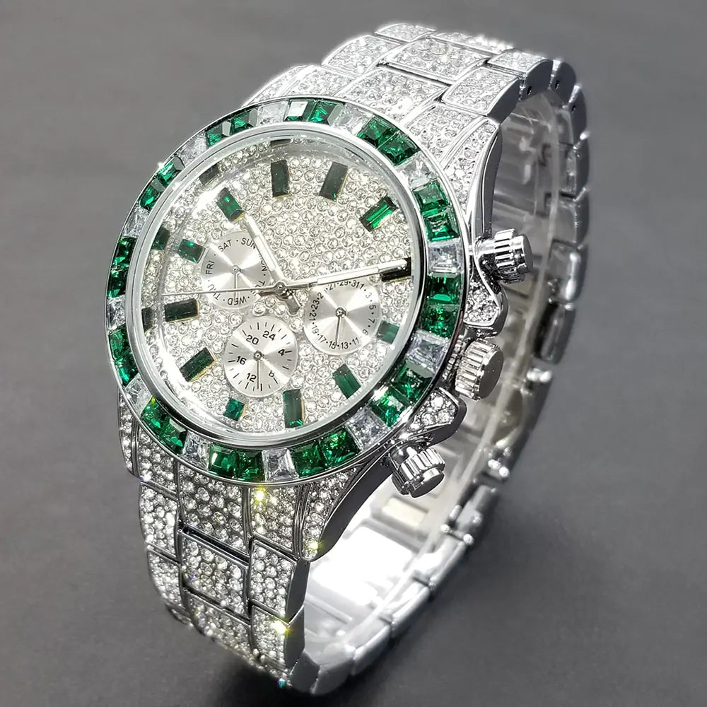 Diamond Calendar Watches - LuxusLinea