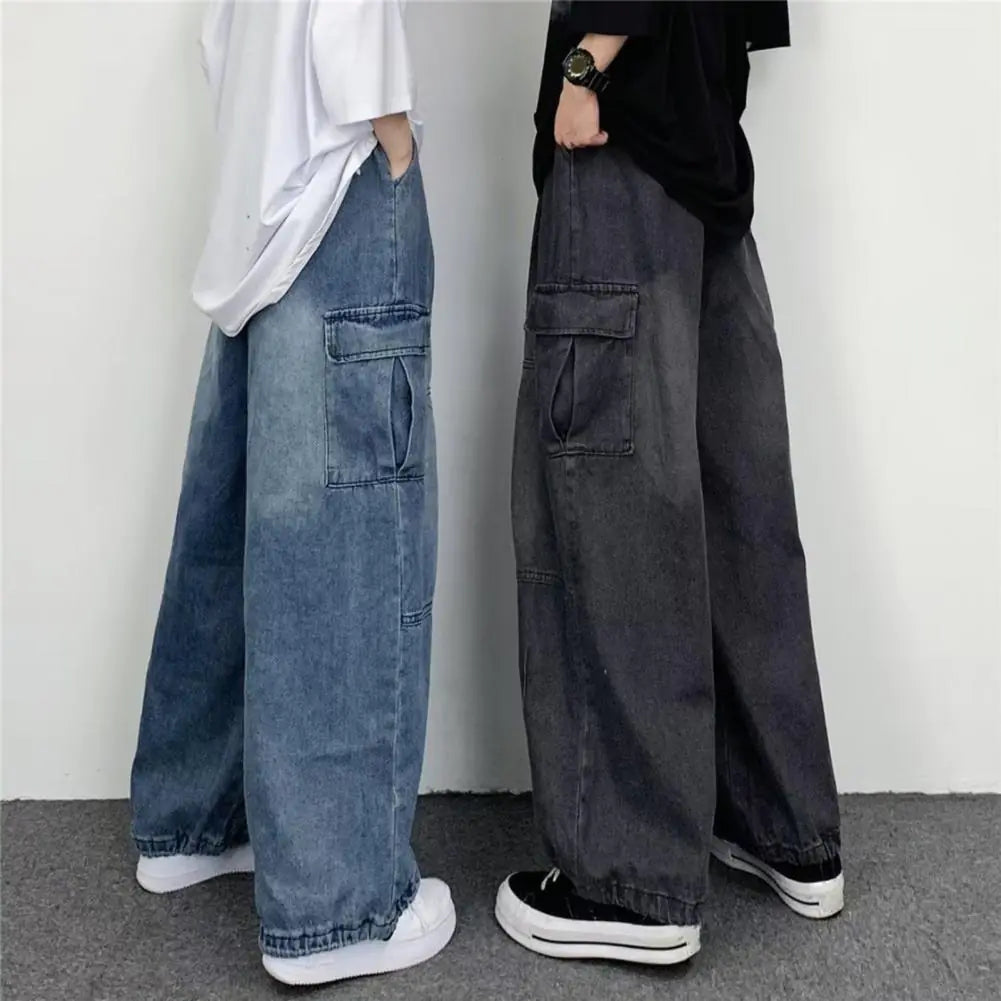 Baggy Cargo Jeans High Waisted - LuxusLinea