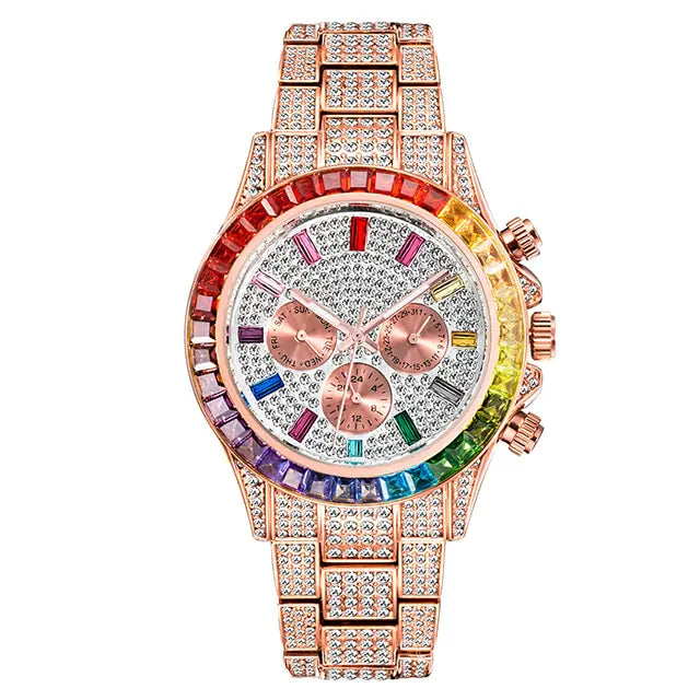 Diamond Calendar Watches - LuxusLinea