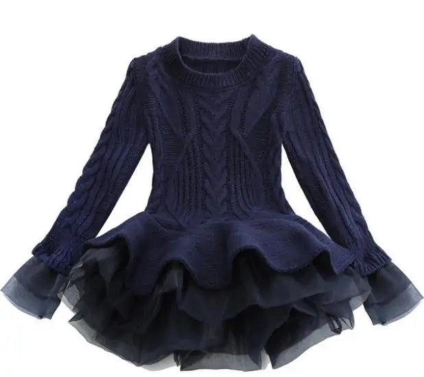Kids Winter Knitted Chiffon - LuxusLinea