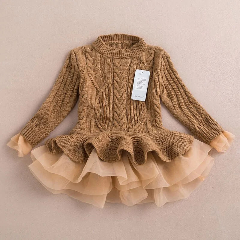 Kids Winter Knitted Chiffon - LuxusLinea