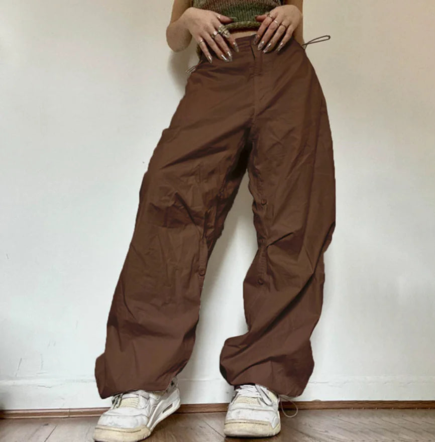Baggy Parachute Pants - LuxusLinea
