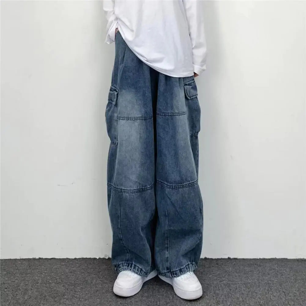 Baggy Cargo Jeans High Waisted - LuxusLinea