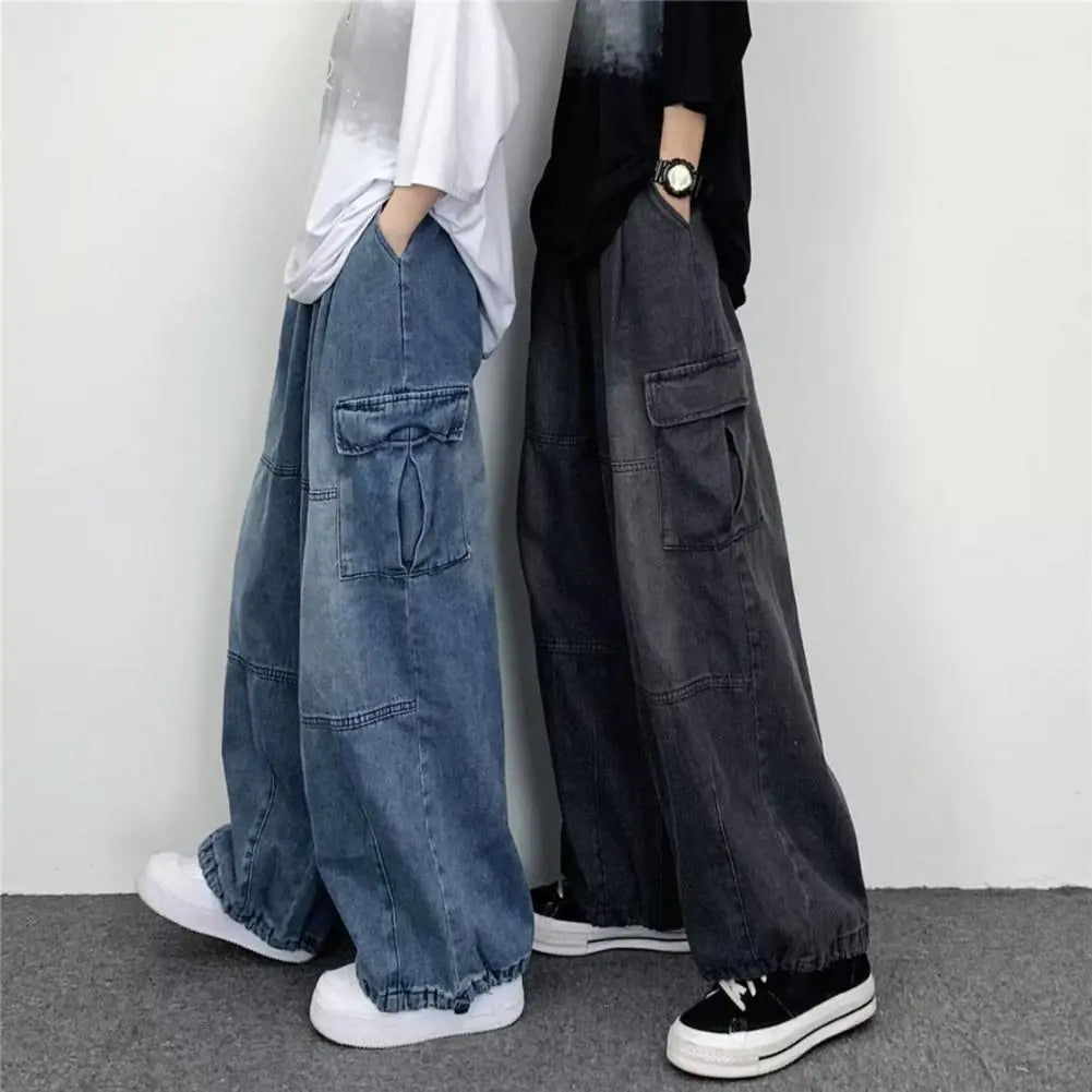 Baggy Cargo Jeans High Waisted - LuxusLinea
