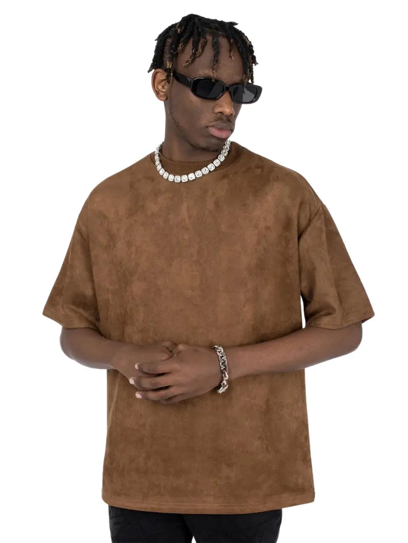 Suede T-shirt - LuxusLinea