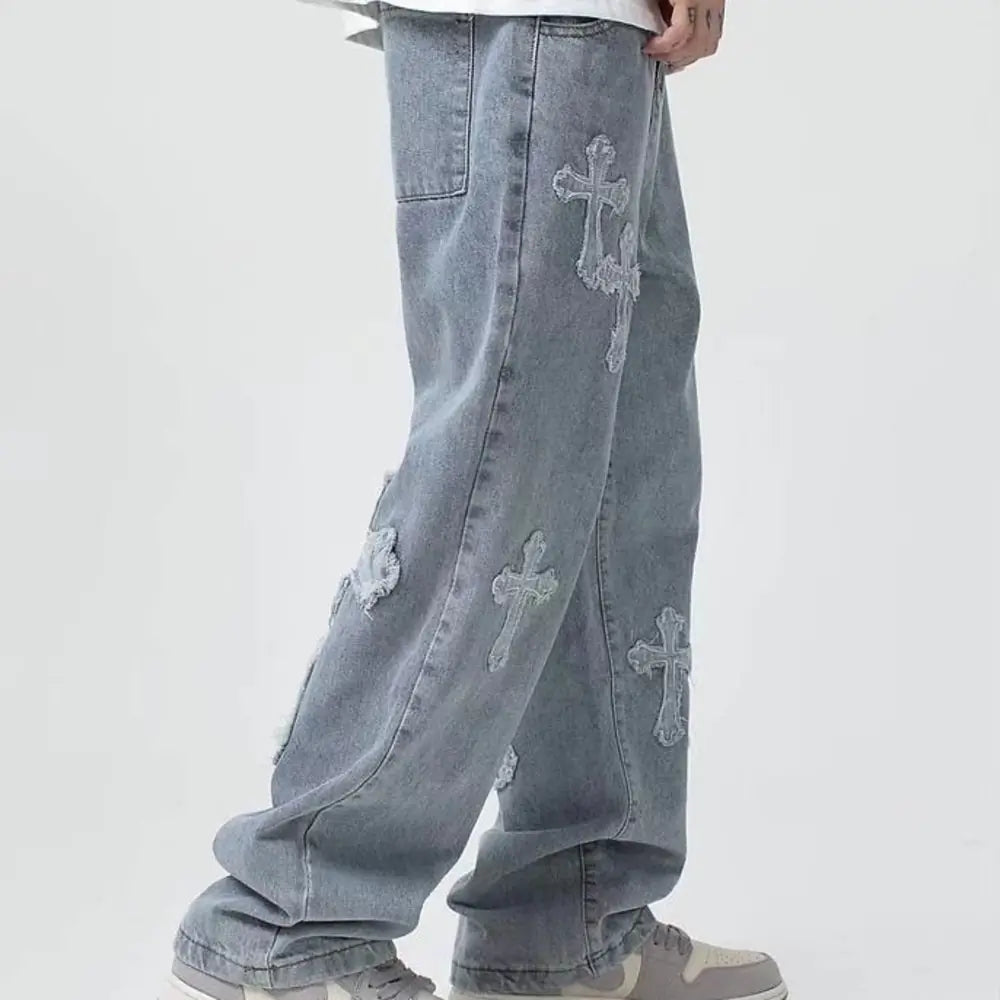 Low Rise Baggy Jeans - LuxusLinea