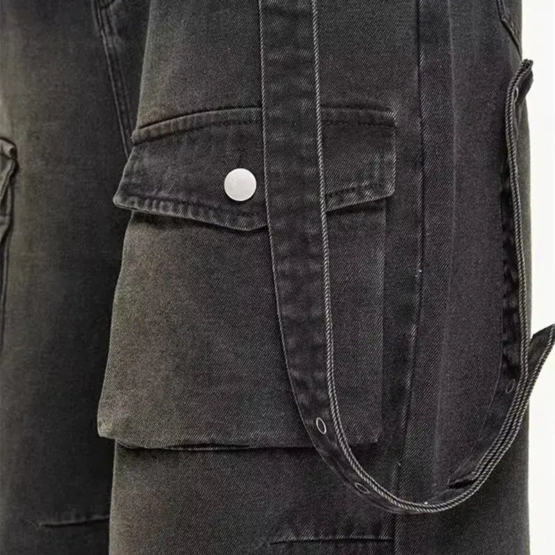 Streetwear Multiple Pockets Baggy Pants - LuxusLinea
