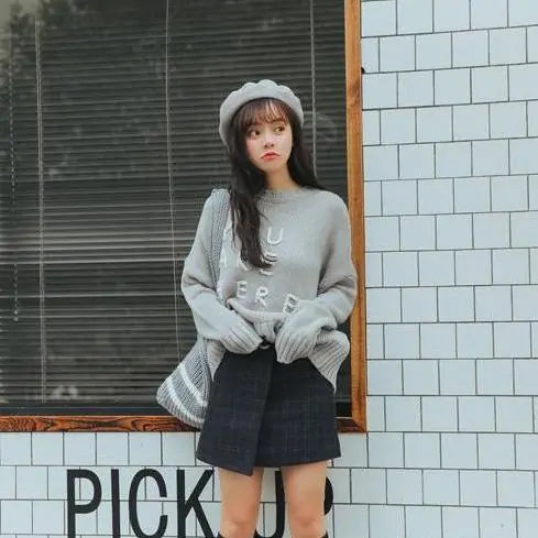 Autumn Plaid Skirt - LuxusLinea
