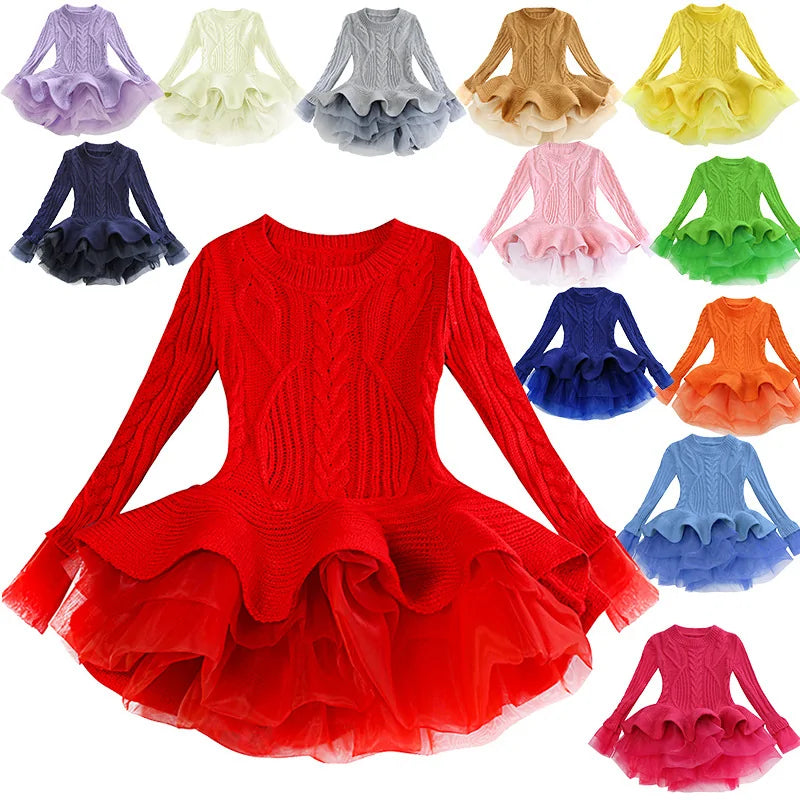 Kids Winter Knitted Chiffon - LuxusLinea