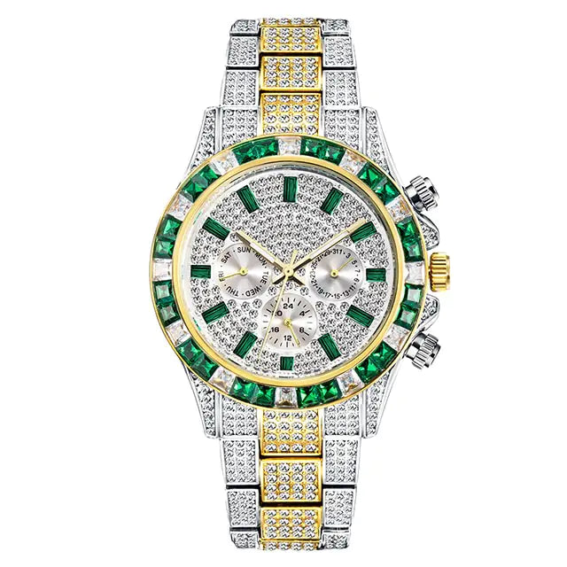 Diamond Calendar Watches - LuxusLinea