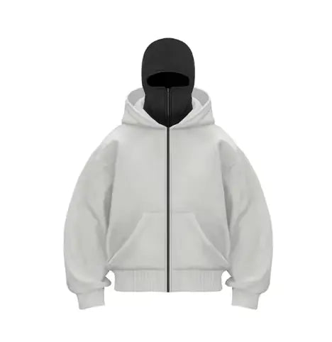 Fleece-lined Hooded Sweater - LuxusLinea