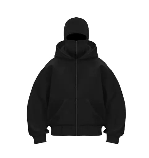 Fleece-lined Hooded Sweater - LuxusLinea