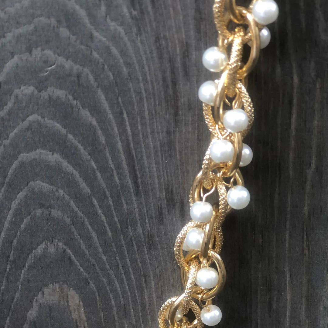 Pearl Chain Necklace - LuxusLinea
